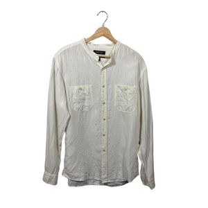Murano 100% Linen White Long Sleeve